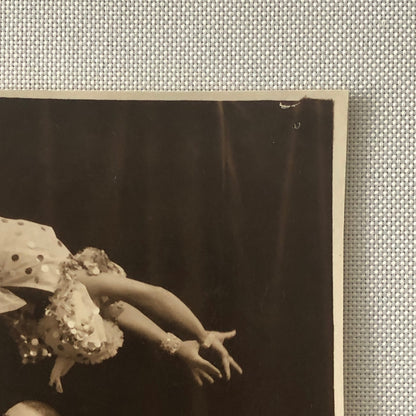 Circus Performer Acrobat Act in Costume Dance Vintage Photo Photograph