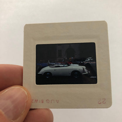 Porsche 356 Convertible Cabriolet Car 35mm Photo Slide Vintage 1981