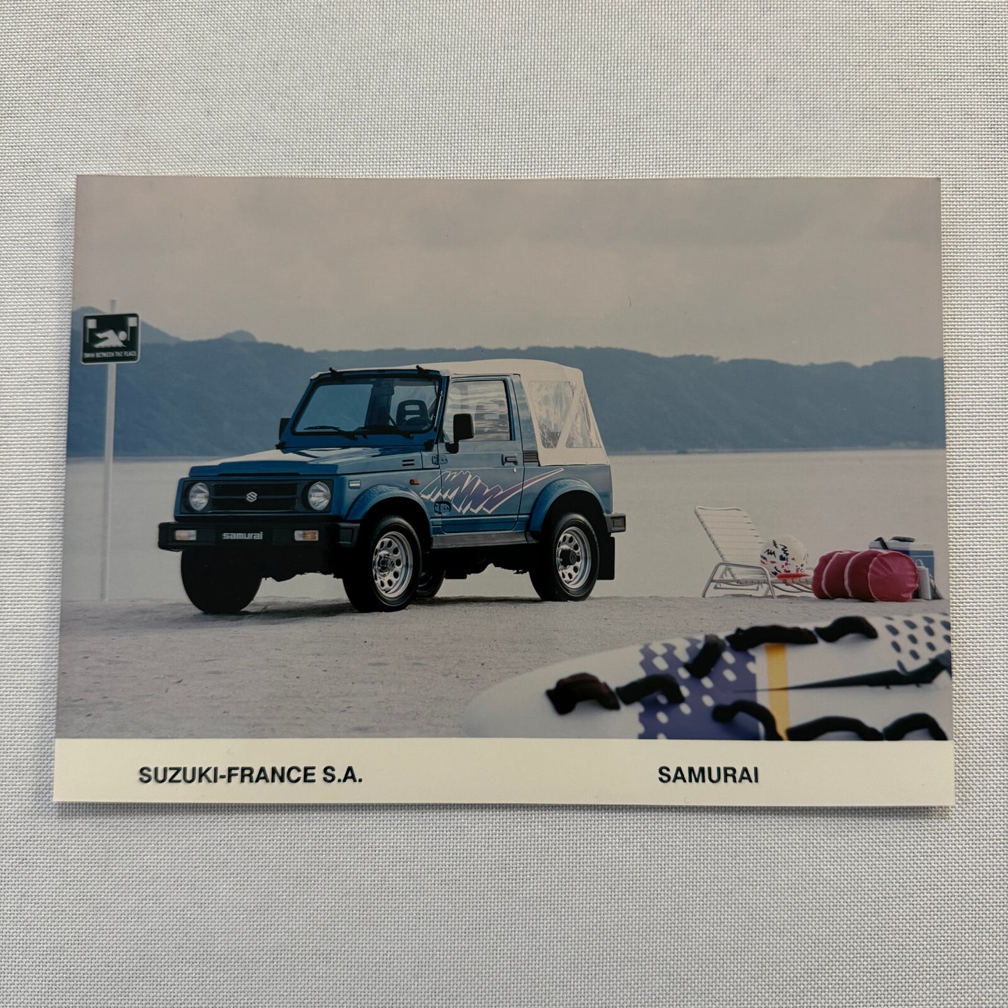 Suzuki Samurai Factory Press Photo Photograph France