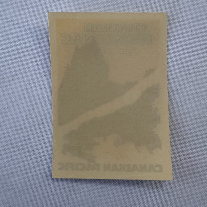 Vintage Hotel Travel Label Chateau Frontenac Quebec Canada Canadian Pacific