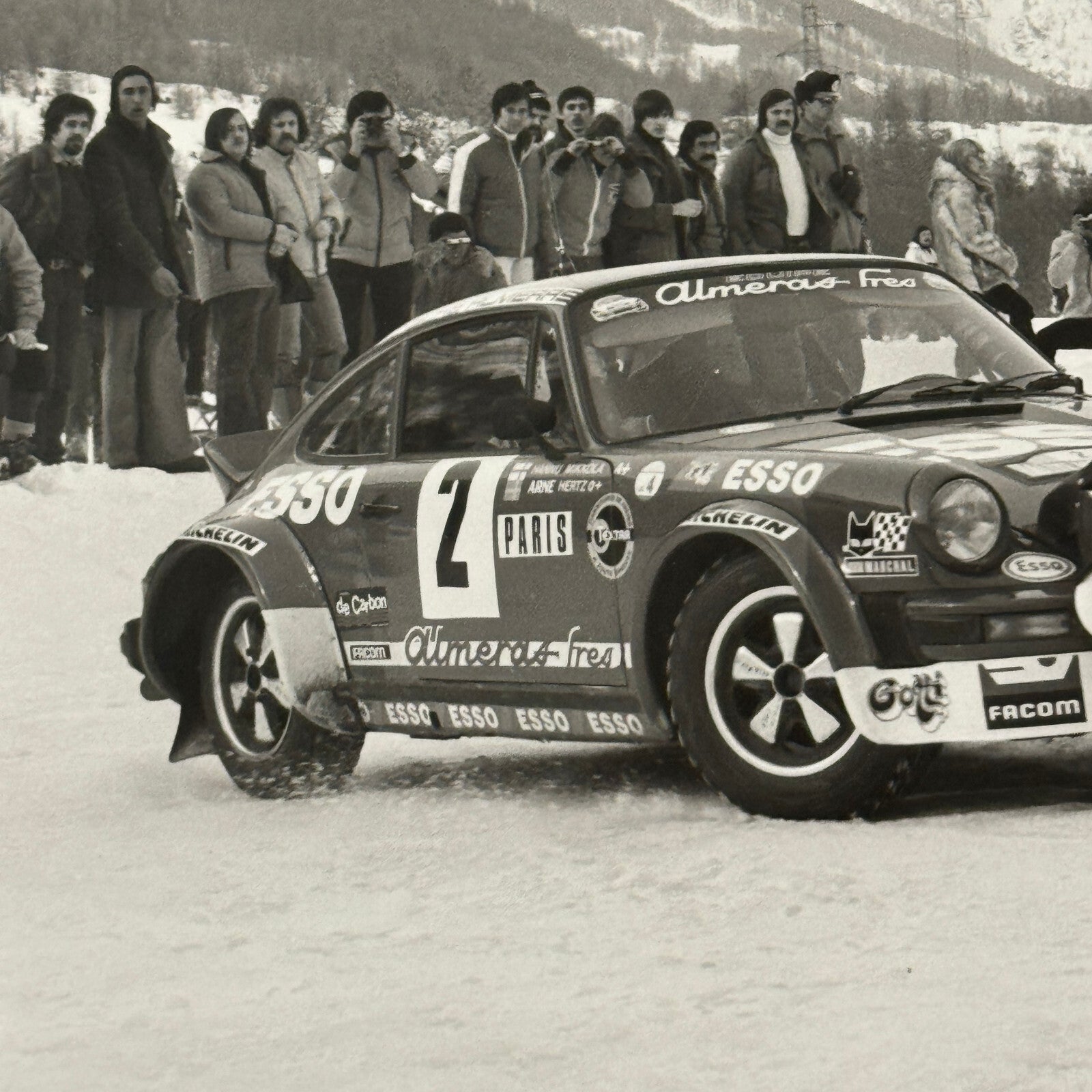 Porsche 911 Carrera 1980 Rallye Monte Carlo Press Photo Photograph DPPI Rally