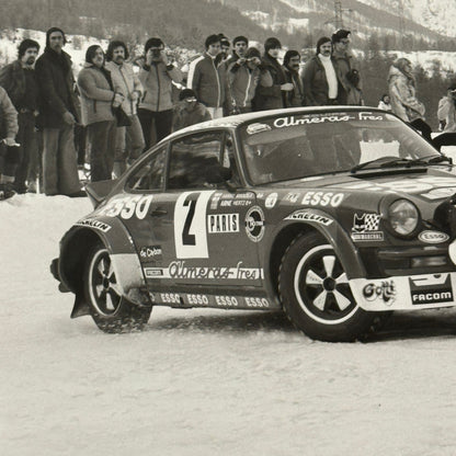 Porsche 911 Carrera 1980 Rallye Monte Carlo Press Photo Photograph DPPI Rally