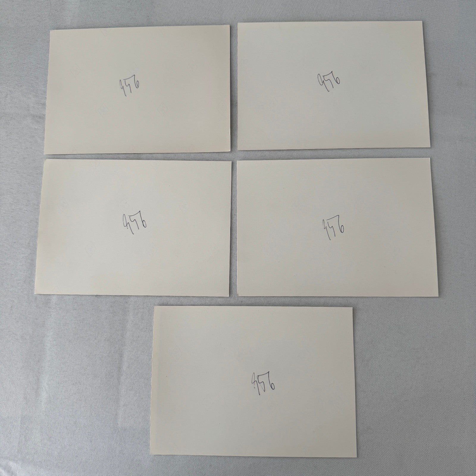 Porsche 956 Racing Car Photo Photograph Print Lot 5x Vintage