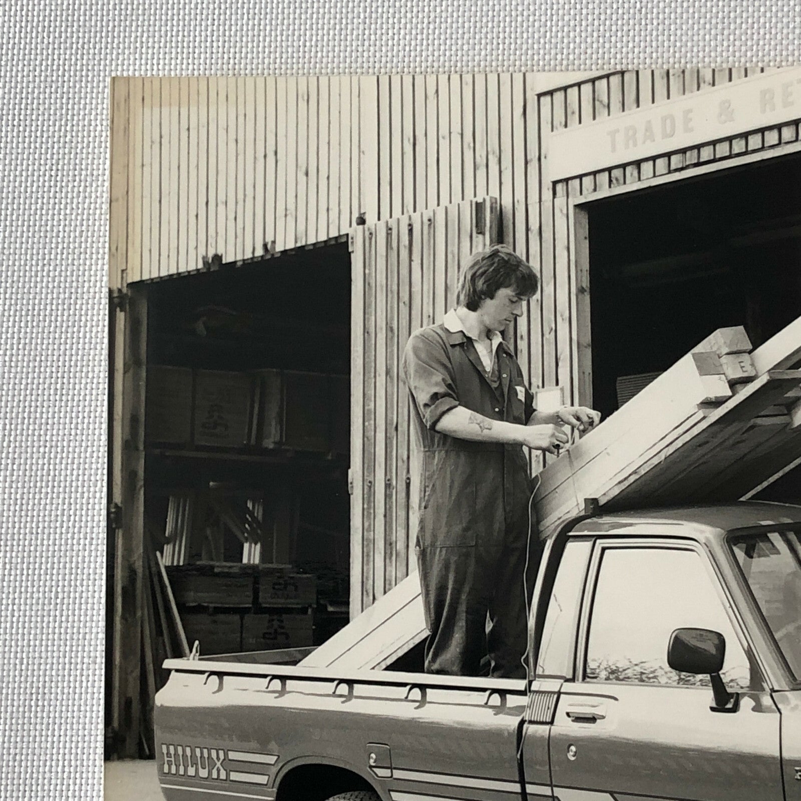 Vintage 1982 Toyota Hilux 4x2 Pickup Truck Press Photo Photograph Lot of 3