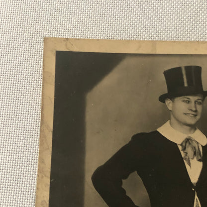 Circus Performer Troupe Acrobats in Costume Photo Photograph Vintage