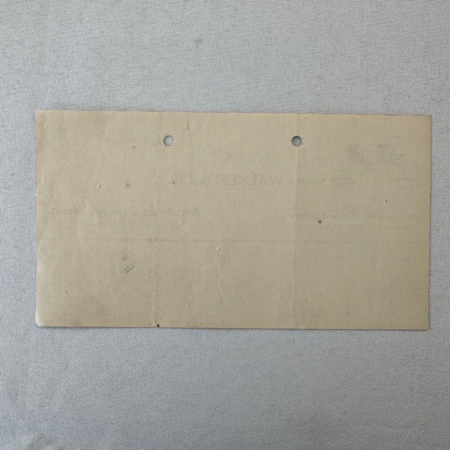 Walker and Company Receipt Letterhead Document 1908 Carriage Sleigh Ann Arbor MI