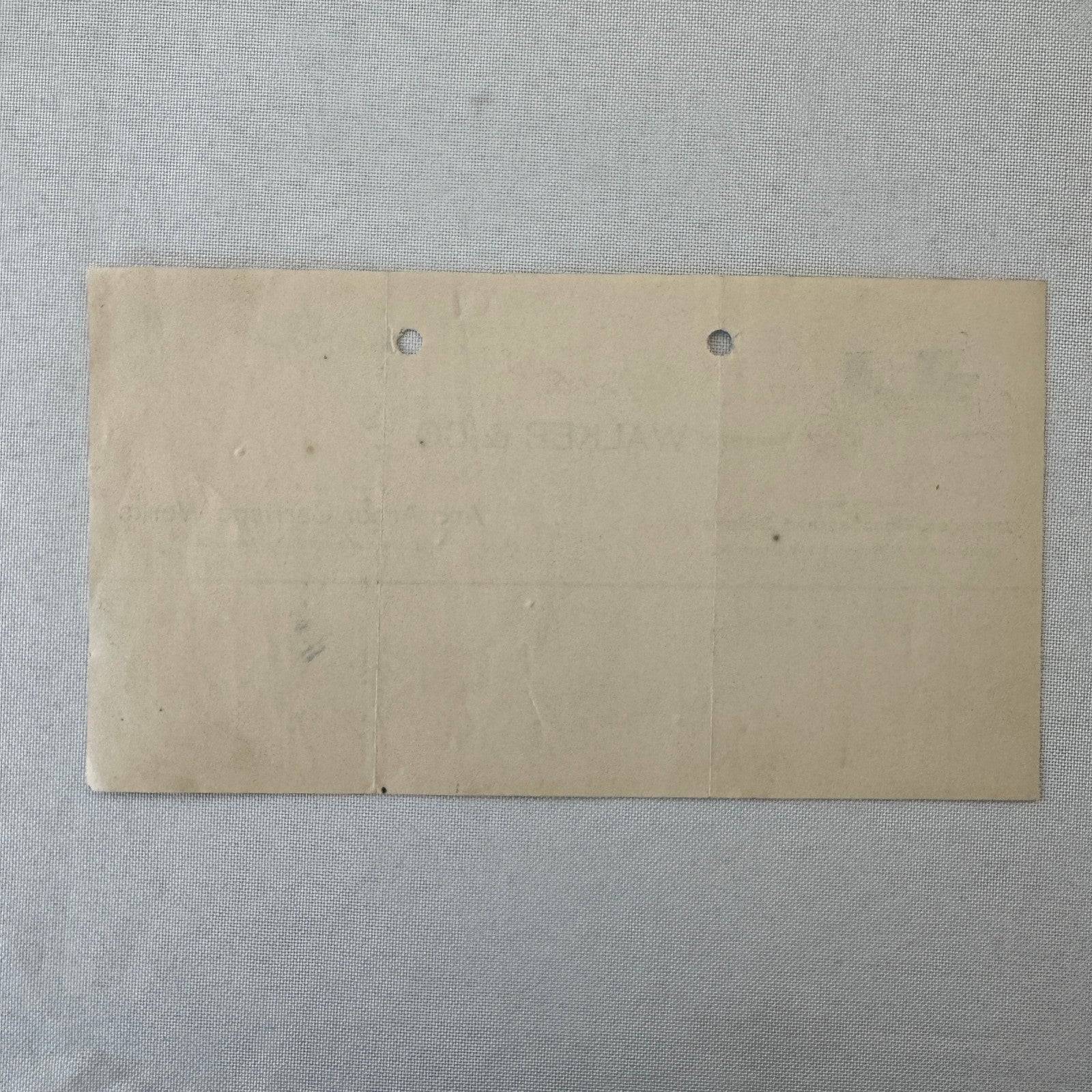 Walker and Company Receipt Letterhead Document 1908 Carriage Sleigh Ann Arbor MI