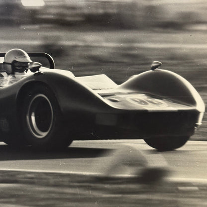 Vintage CanAm Racing Photo Lola T70 Mk IIIB Car Motorsport Can Am Race