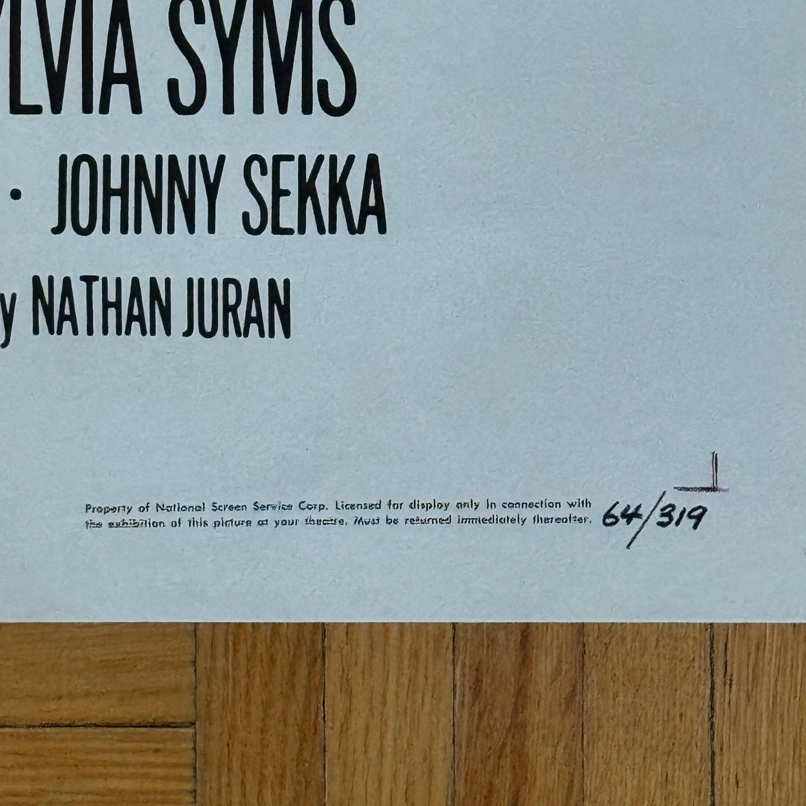 Vintage Movie Poster East of Sudan Film 1964 Anthony Quayle Silvia Syms