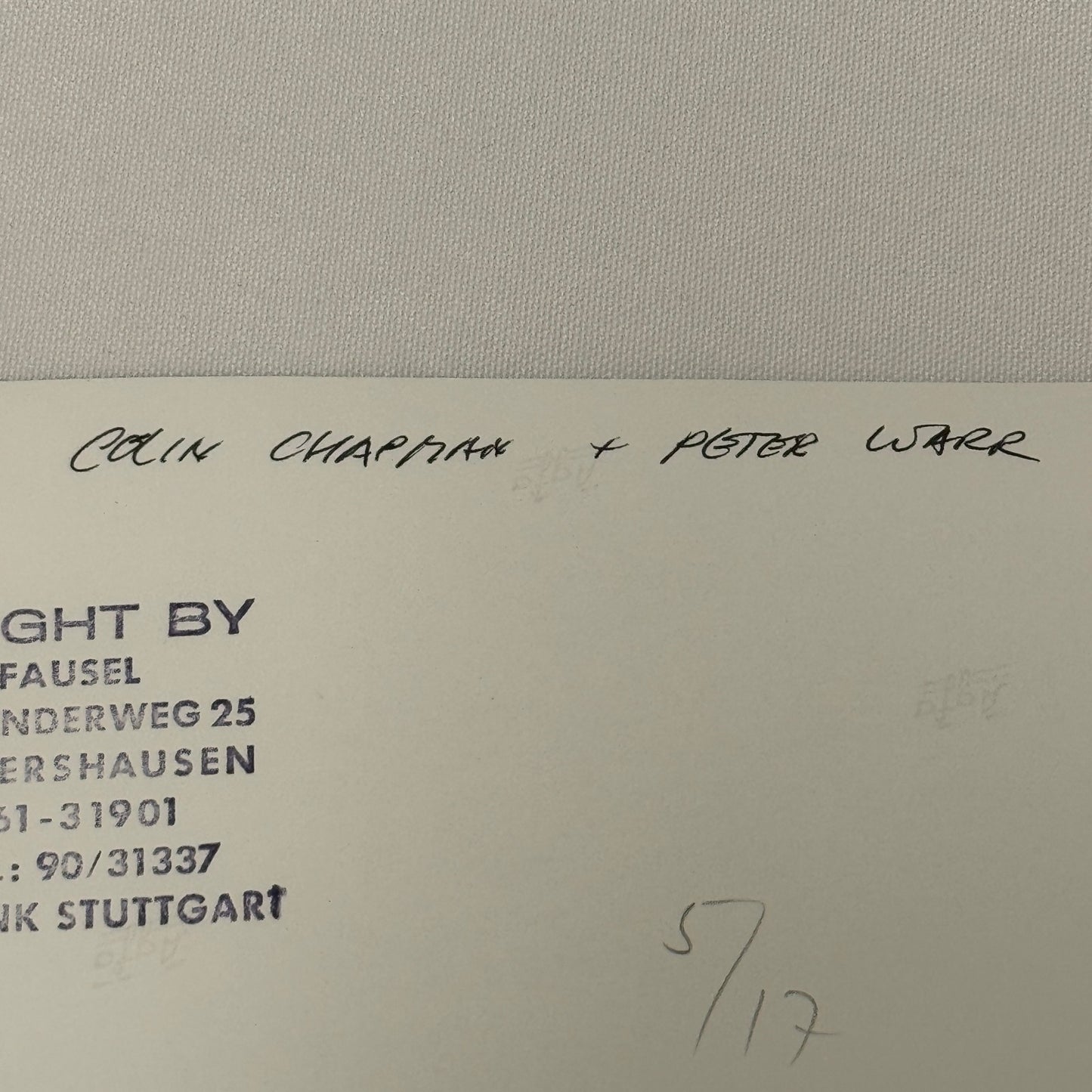 Vintage Racing Photo 1972 German Grand Prix Race Colin Chapman Peter Warr