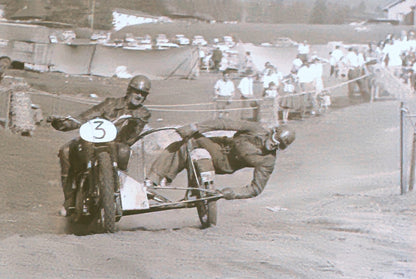 Vintage Motorcycle Racing Photo Luzisteig Motocross Negative Lot 1962
