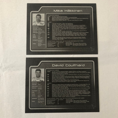 West McLaren Mercedes Press Kit Brochure Photos Mika Hakkinen David Coulthard +