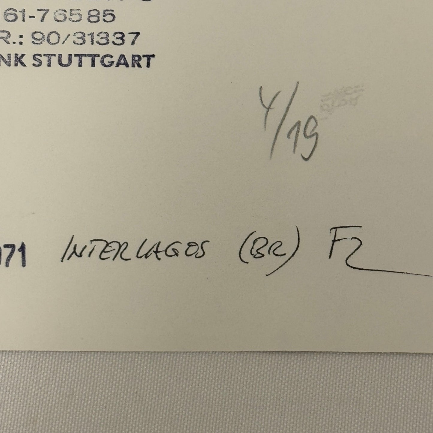 Vintage Racing Photo 1971 Interlagos F2 Race Graham Hill Tim Schenken Motorsport