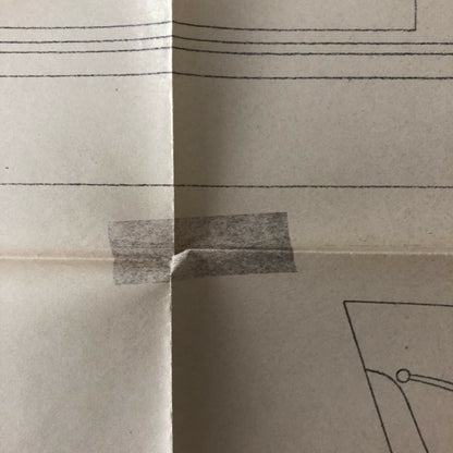 1936 Coachbuilder Car Design Blueprint Rendering Blue Print Coupe Cabriolet 