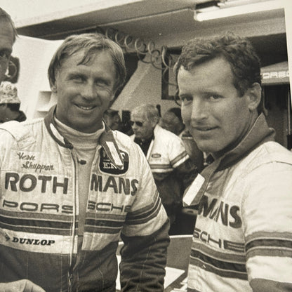 Rothmans Racing Porsche Driver Photo Derek Bell Jochen Mass Hans Stuck