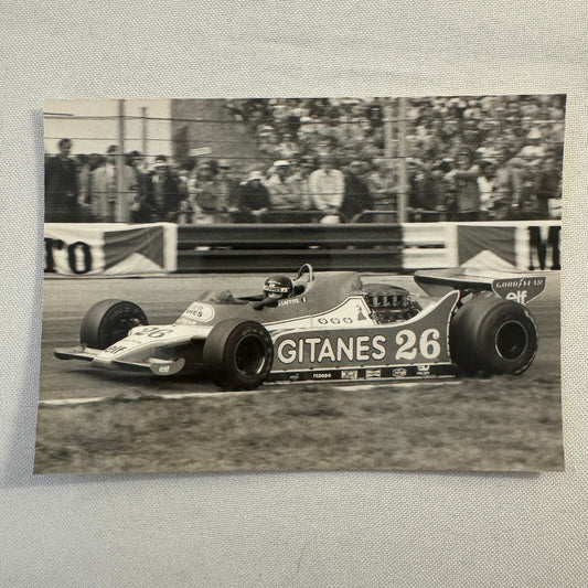 Jacques Laffite Racing Driver Photo Photograph Print Gitanes 26 Car