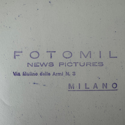 Juan Manuel Fangio Mercedes 300 SL Roadster Italian Press Photo Photograph 1958