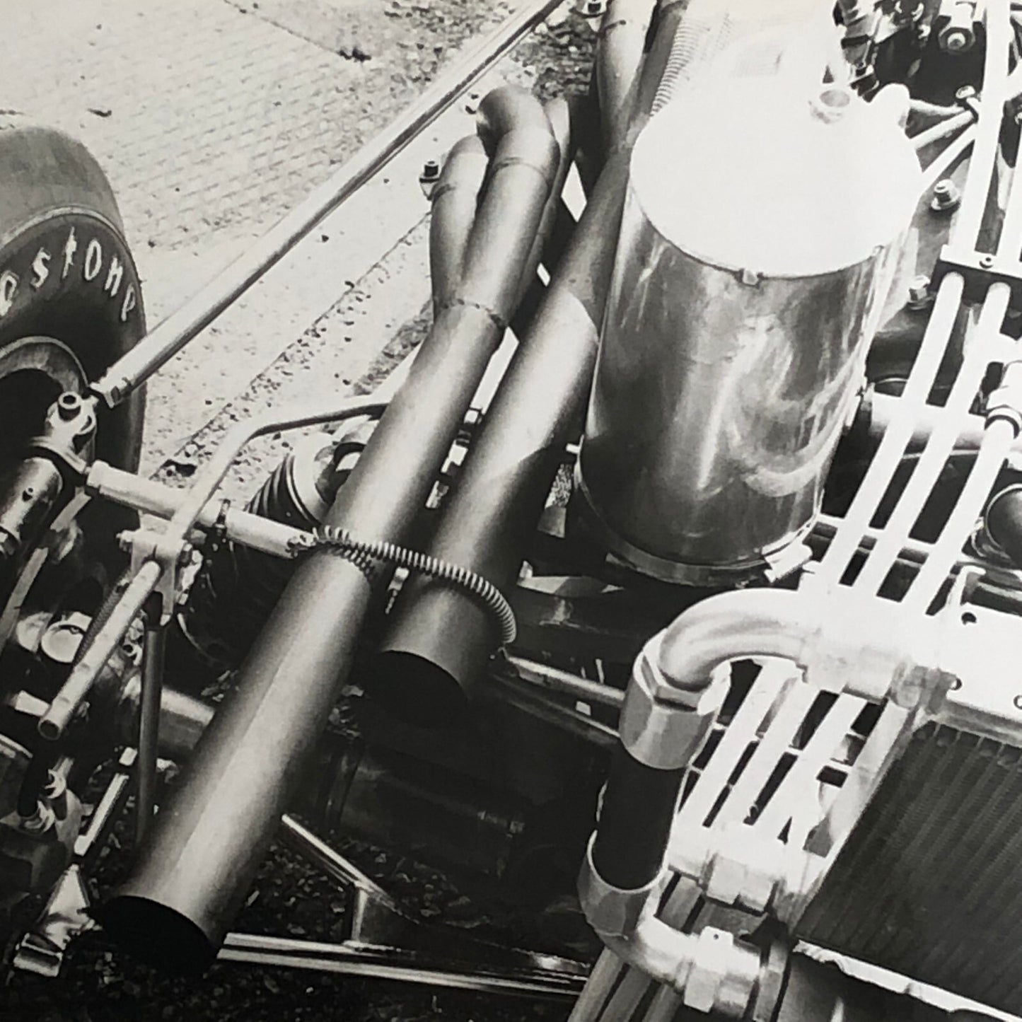 Vintage Grand Prix Racing Car Photo Photograph Print - Tag AL23095