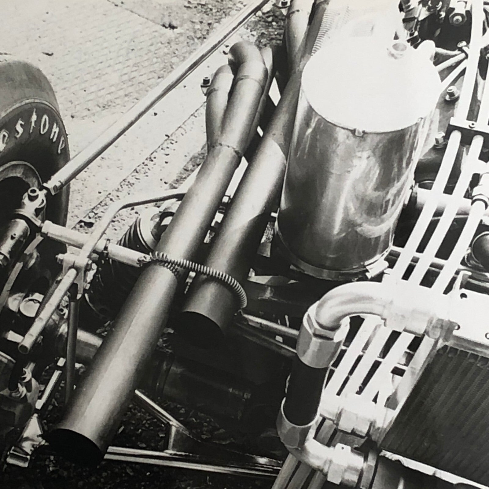 Vintage Grand Prix Racing Car Photo Photograph Print - Tag AL23095