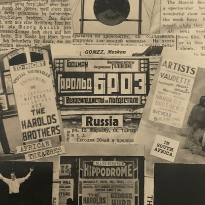 Vintage Circus Balancing Act Bicycle Bike Postcard Post Card Flying Dutchman