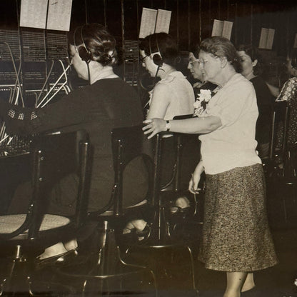 Press Photo Photograph New Congress Telephone System Switchboard 1933