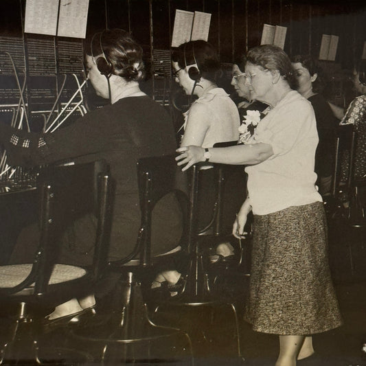 Press Photo Photograph New Congress Telephone System Switchboard 1933