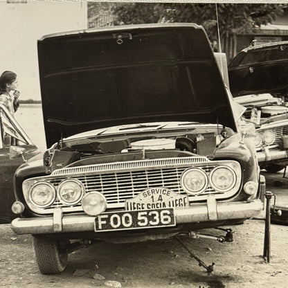 1962 Liege Sofia Liege Rally Rallye Racing Photo Photograph Vintage