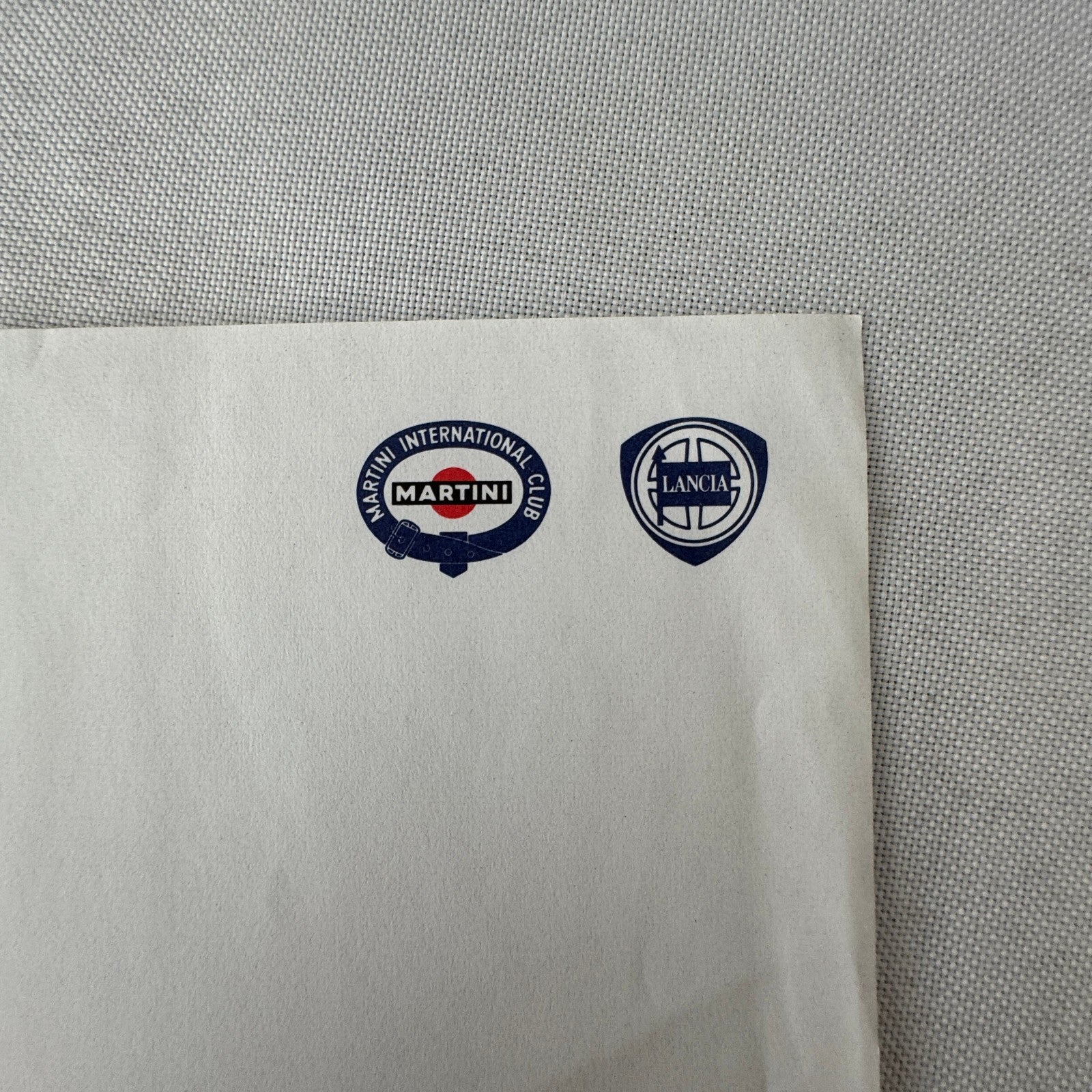 Monza 1000 KM Lancia Martini Racing Car Photo and Press Release Vintage