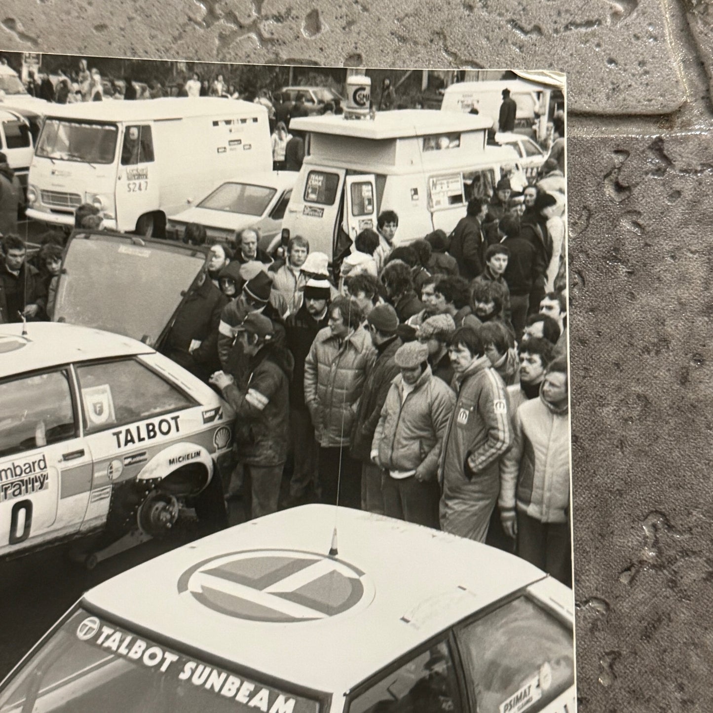 1980 RAC Rally Rallye Car Racing Photo Photograph Talbot Sunbeam Vintage Car