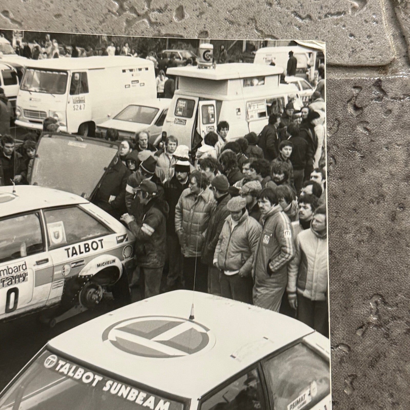 1980 RAC Rally Rallye Car Racing Photo Photograph Talbot Sunbeam Vintage Car