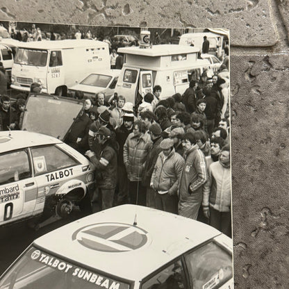 1980 RAC Rally Rallye Car Racing Photo Photograph Talbot Sunbeam Vintage Car