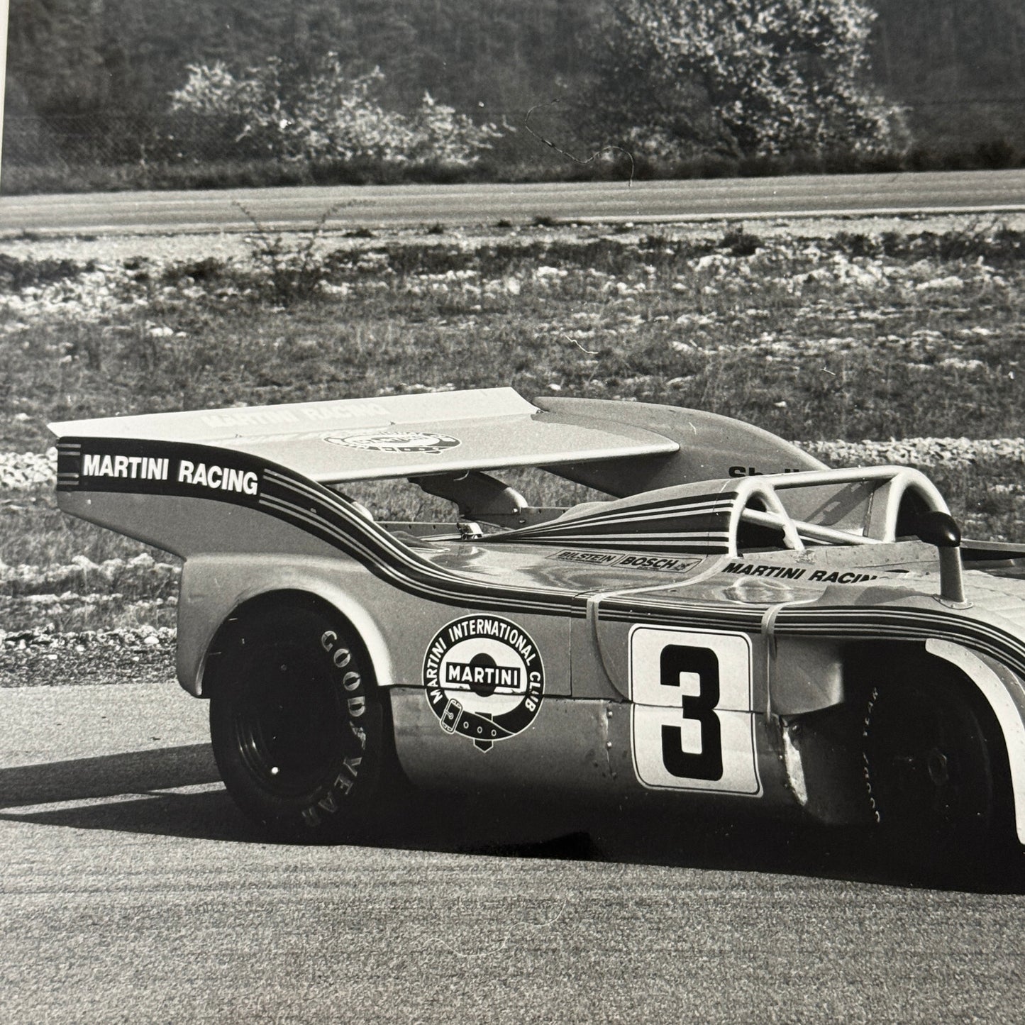 Vintage Porsche Martini Racing Car Photo Photograph Print Margus Hans Kuuse