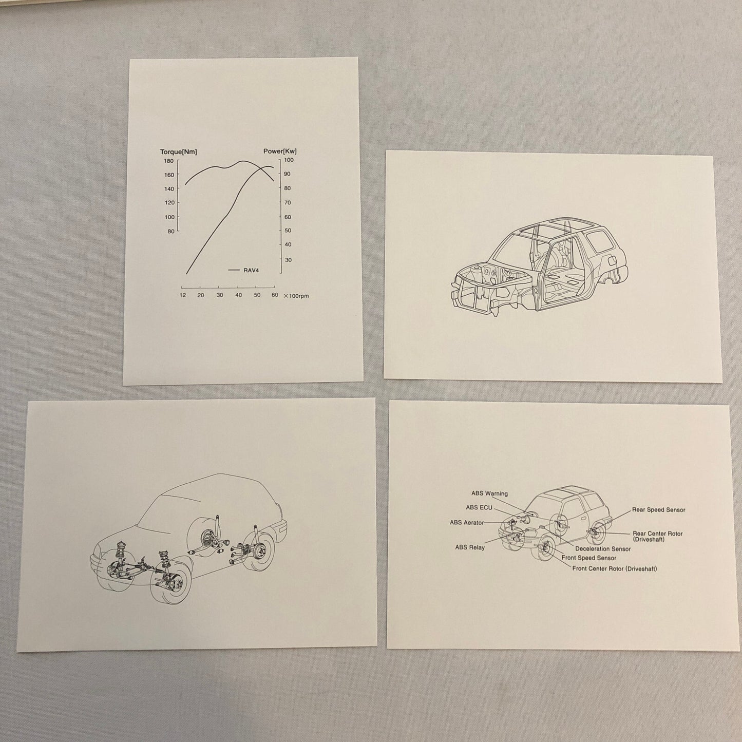 Toyota RAV4 World Premiere Press Kit Brochure with Photos