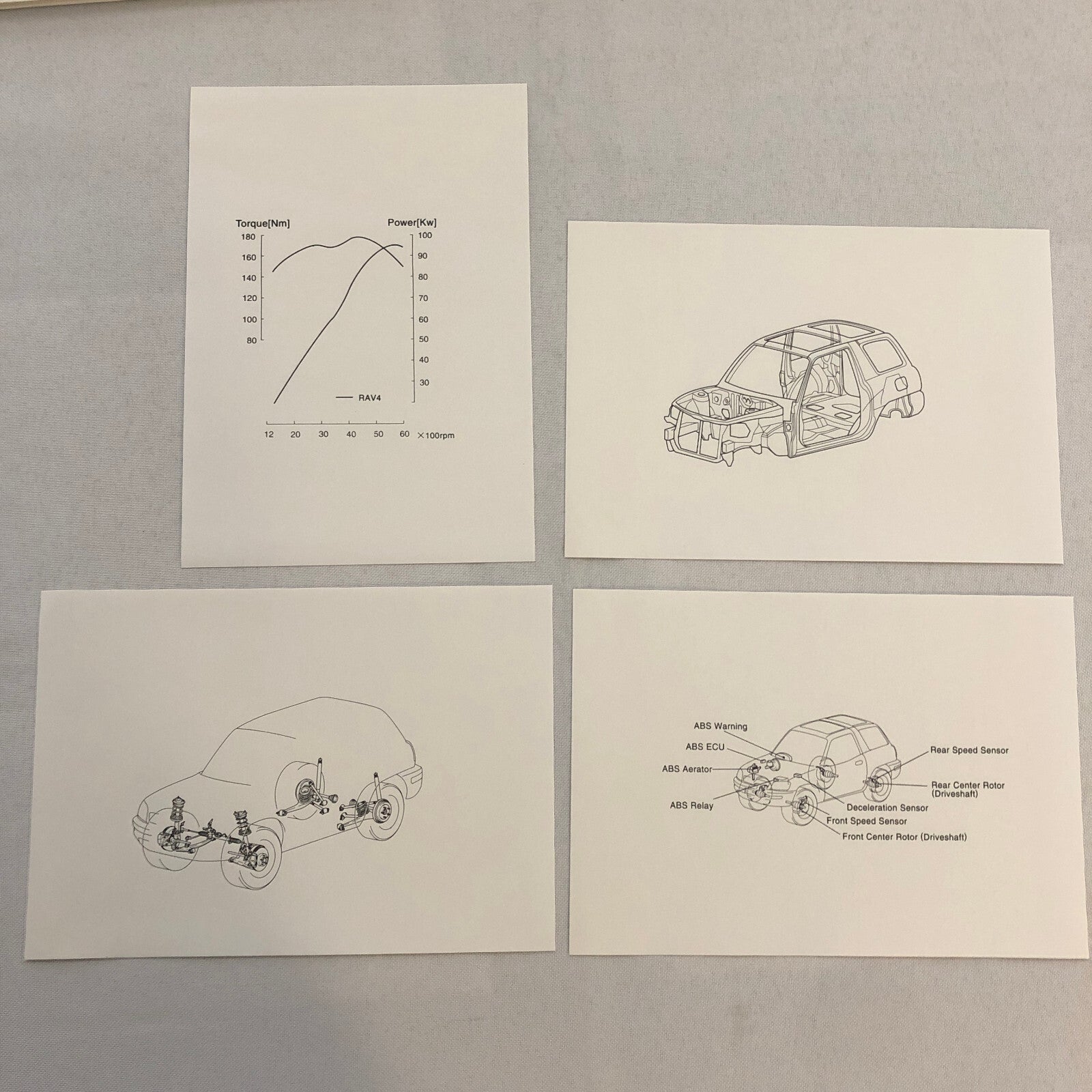 Toyota RAV4 World Premiere Press Kit Brochure with Photos