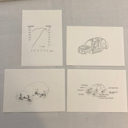 Toyota RAV4 World Premiere Press Kit Brochure with Photos