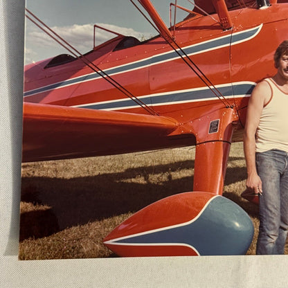 Vintage Aircraft Airshow Photo Large Aviation Photograph Aviation 1970s 1980s