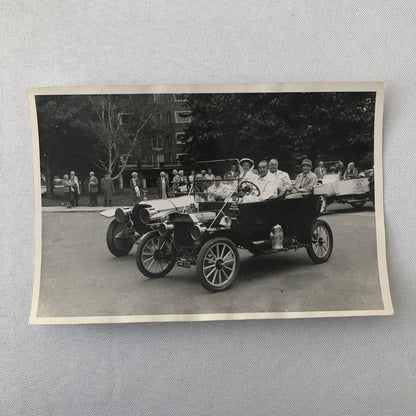 Antique Car Automobile Photo Photograph Print - Veteran Car Rally or Parade ? 
