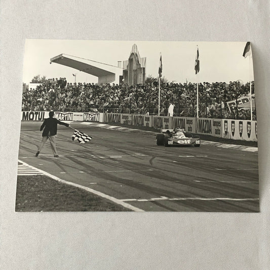 Vintage 1975 Formula 2 F2 Racing Photo Photograph Nogaro Patrick Tambay BMW ELF
