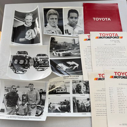 1988 Toyota Celica IMSA Racing Press Kit Photos Willy T Ribbs Chris Cord