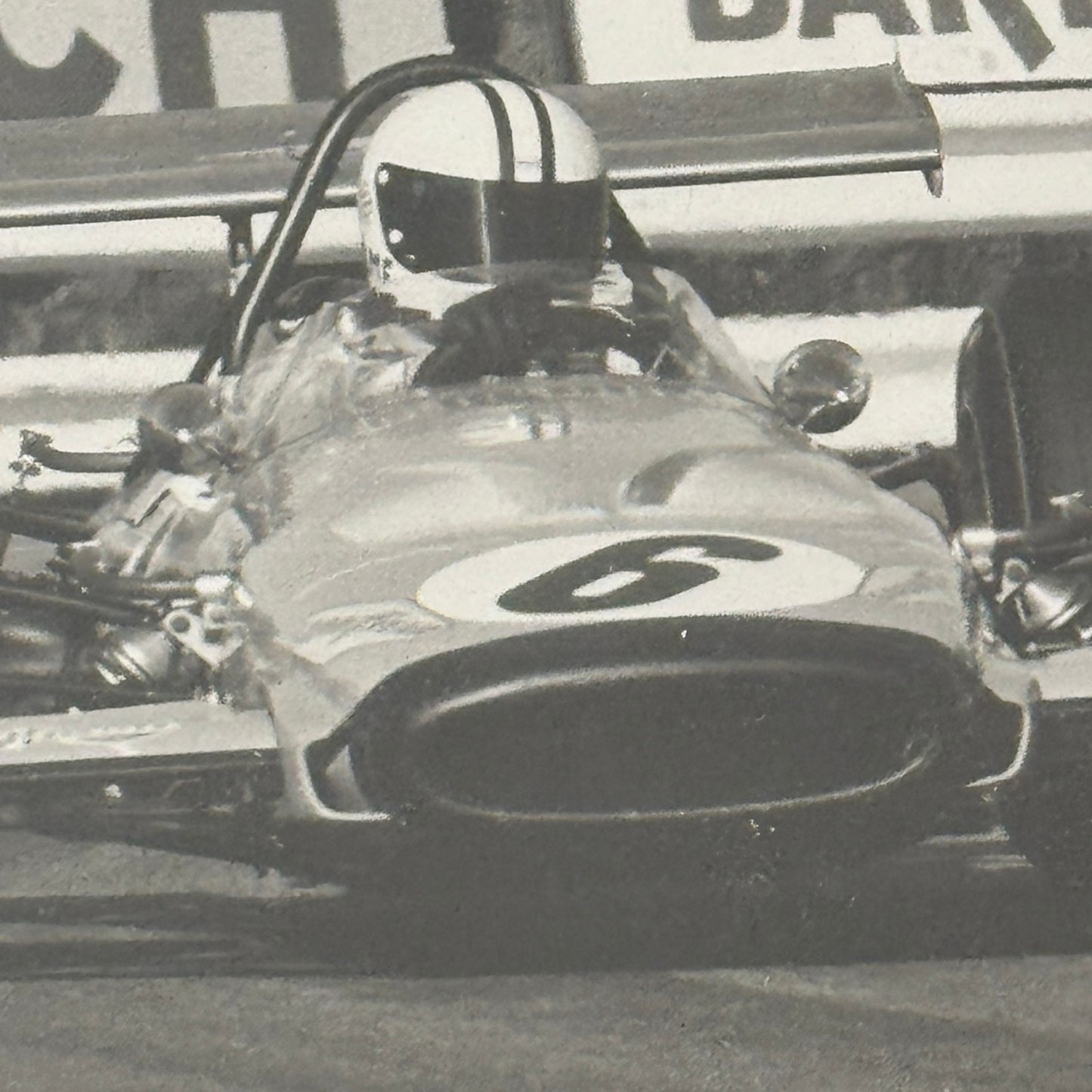 Vintage Racing Photo Kyalami South Africa Motorsport Race Photograph Grand Prix