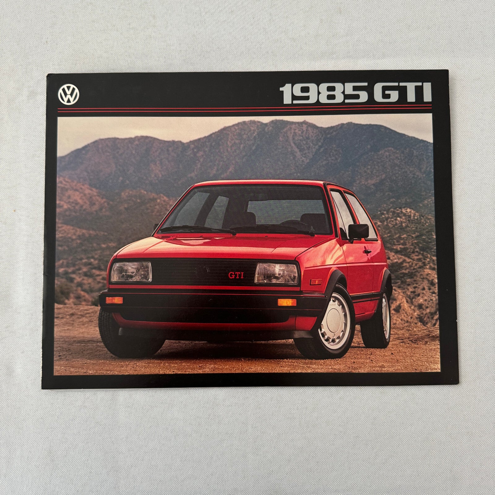 1985 Volkswagen Golf GTI Car Sales Brochure Catalog Advertising