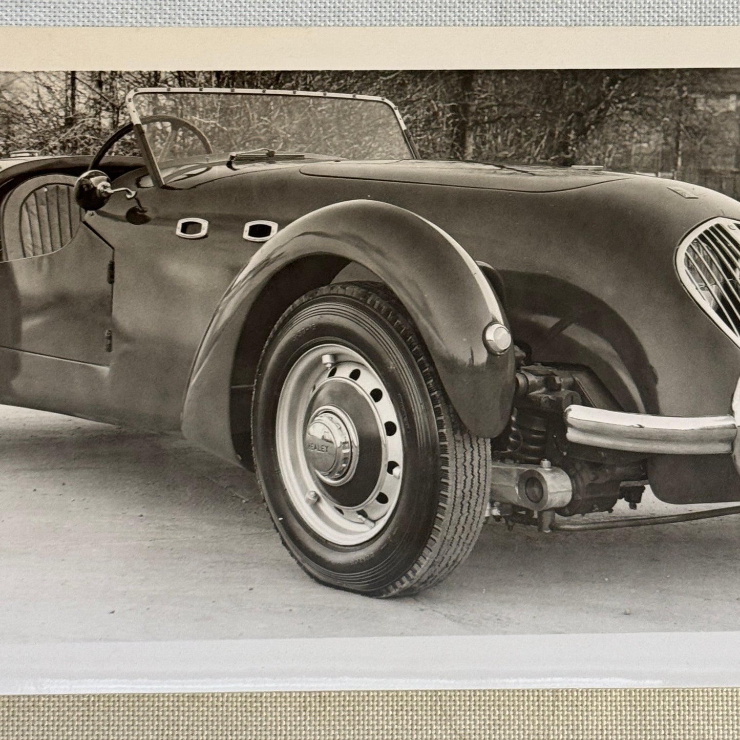 Austin-Healey 100S Silverstone Car Photo Photograph Vintage Print