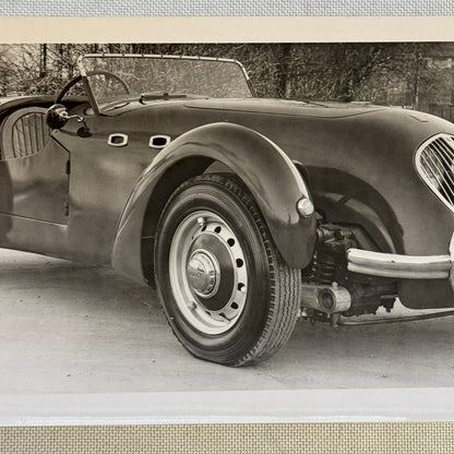 Austin-Healey 100S Silverstone Car Photo Photograph Vintage Print