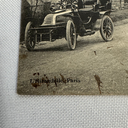 1905 Gordon Bennet Cup Circuit D'Auvergne Postcard Post Card Vintage Posted