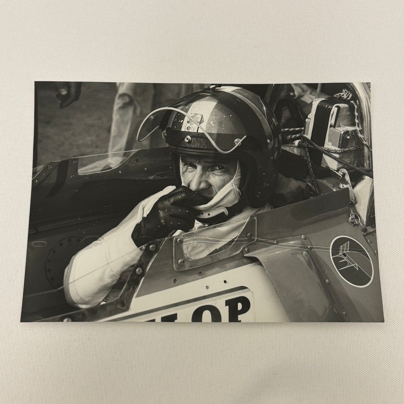 Vintage Racing Photo JP Beltoise 1969 German Grand Prix Motorsport Photograph