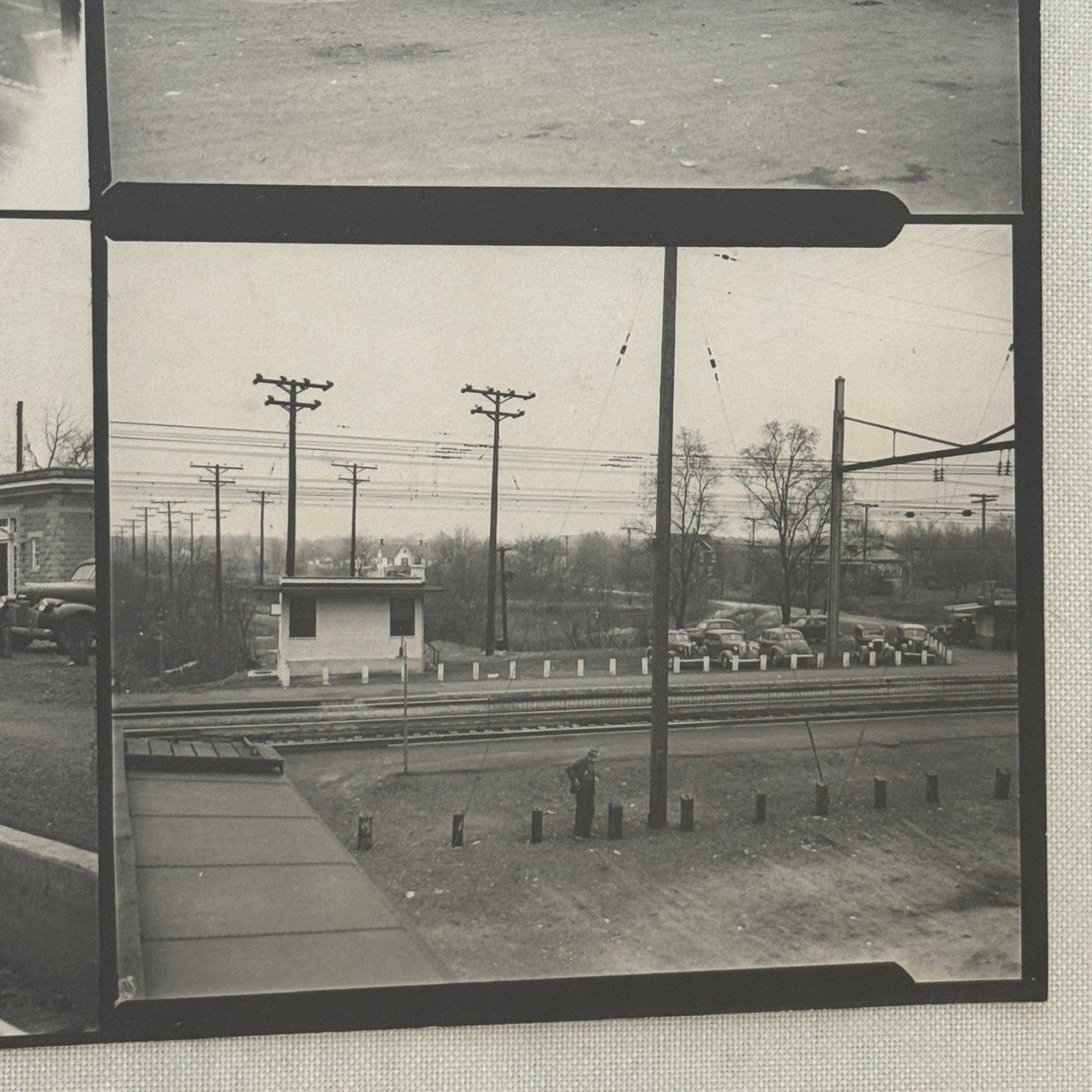 Vintage Pennsylvania Railroad Photo Contact Sheet Photograph Al Paul Lefton PRR