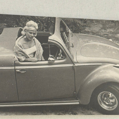 Vintage Custom Volkswagen Beetle Convertible Car Photo Photograph