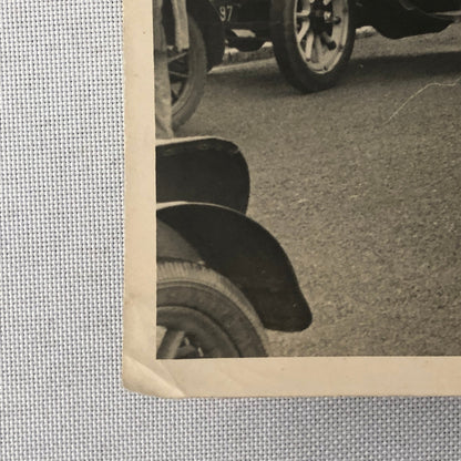 Vintage Antique Car Rally Photo Photograph Print Renault Napier Peugeot + 