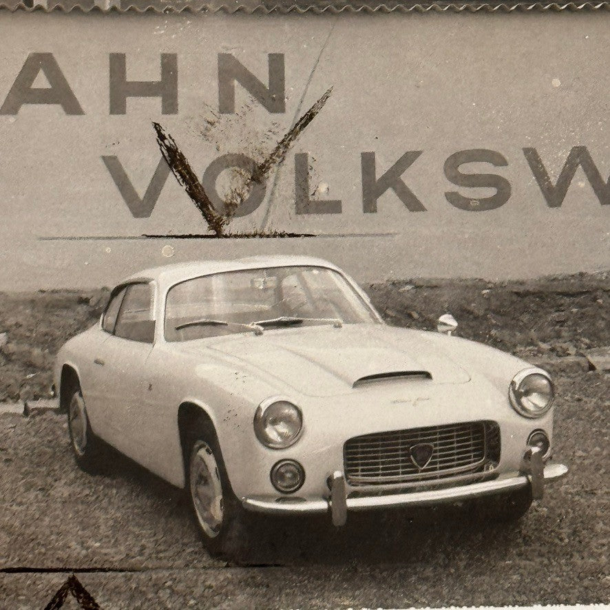 Vintage Lancia Car Photo Photograph Print Volkswagen Dealer Coachbuilder
