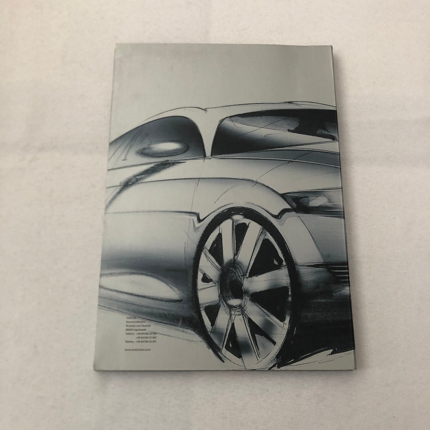 2003 Audi Nuvolari Quattro Concept Car Prototype Press Kit Brochure GERMAN